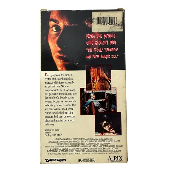 The Evil Within VHS 1994 Horror Rare A-Pix Entertainment Cult Movie R-Rated - Picture 2 of 8